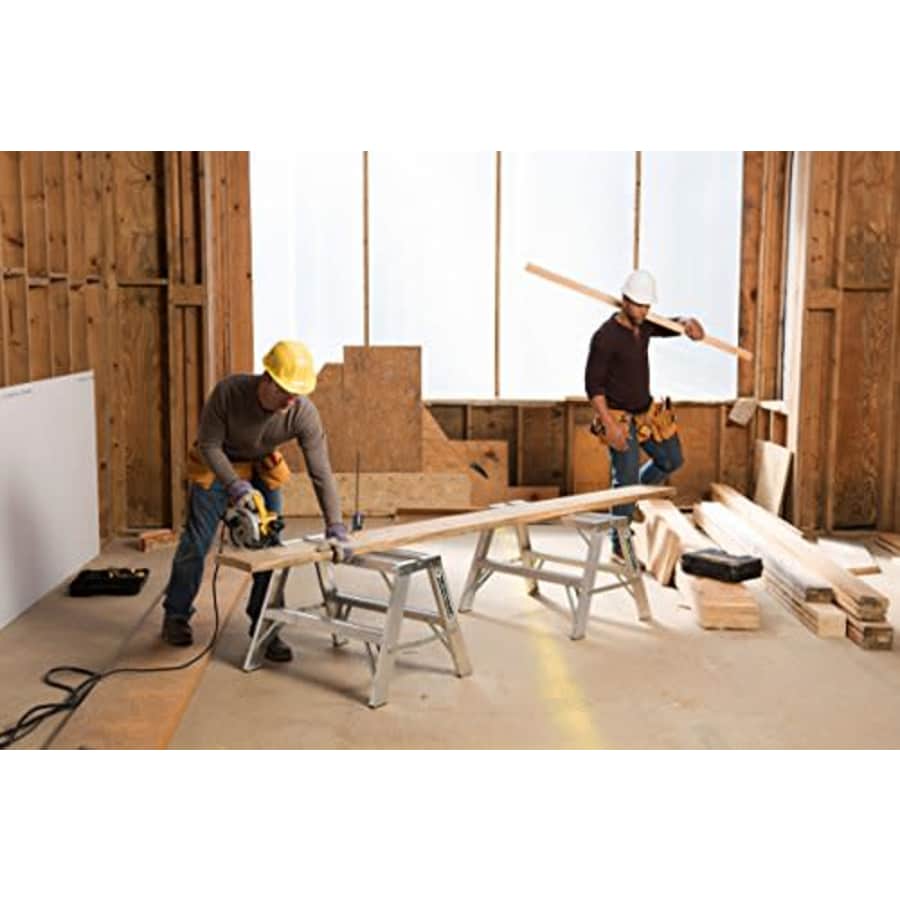 Louisville Ladder 2-Foot Aluminum Sawhorse, L-2032-02 for $176 Louisville Ladder 2-Foot Aluminum Sawhorse, L-2032-02 for $176