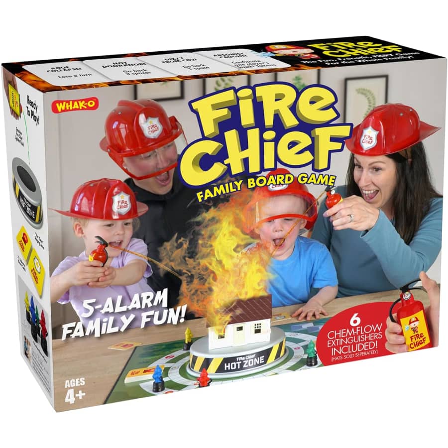 Fire Chief Family Board Game Prank Gift Box for $6 Fire Chief Family Board Game Prank Gift Box for $6