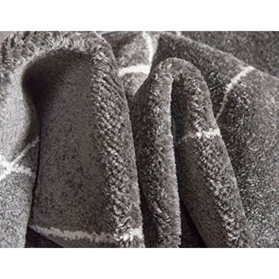 Unique Loom Area Rug, 6' 0 x 9' 0 Rectangular, Dark Gray for $80 Unique Loom Area Rug, 6' 0 x 9' 0 Rectangular, Dark Gray for $80