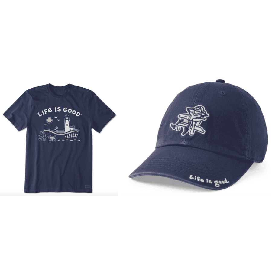 Life Is Good T-Shirt & Hat Bundle for $40 Life Is Good T-Shirt & Hat Bundle for $40