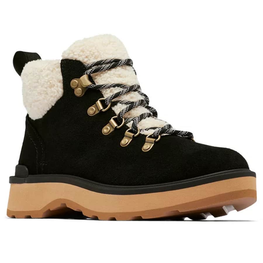 Sorel Women's Hi-Line Lace-Up Cozy Hiker Boots for $37