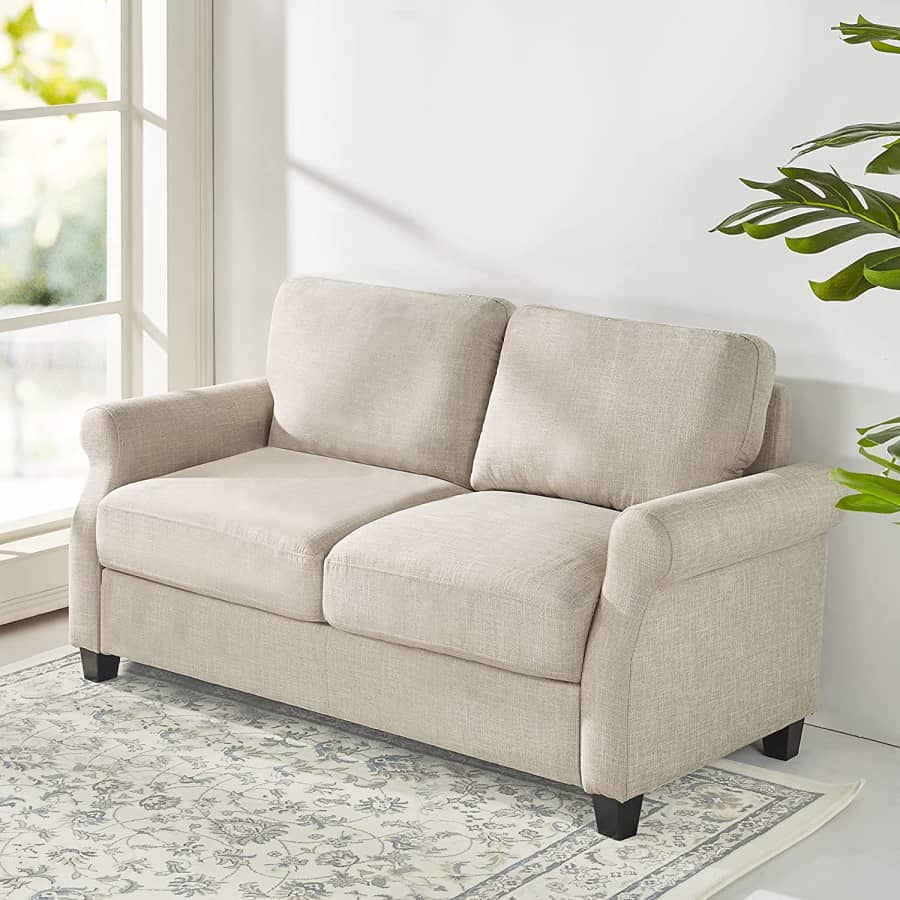 Zinus Josh Traditional Loveseat Sofa for $415 Zinus Josh Traditional Loveseat Sofa for $415