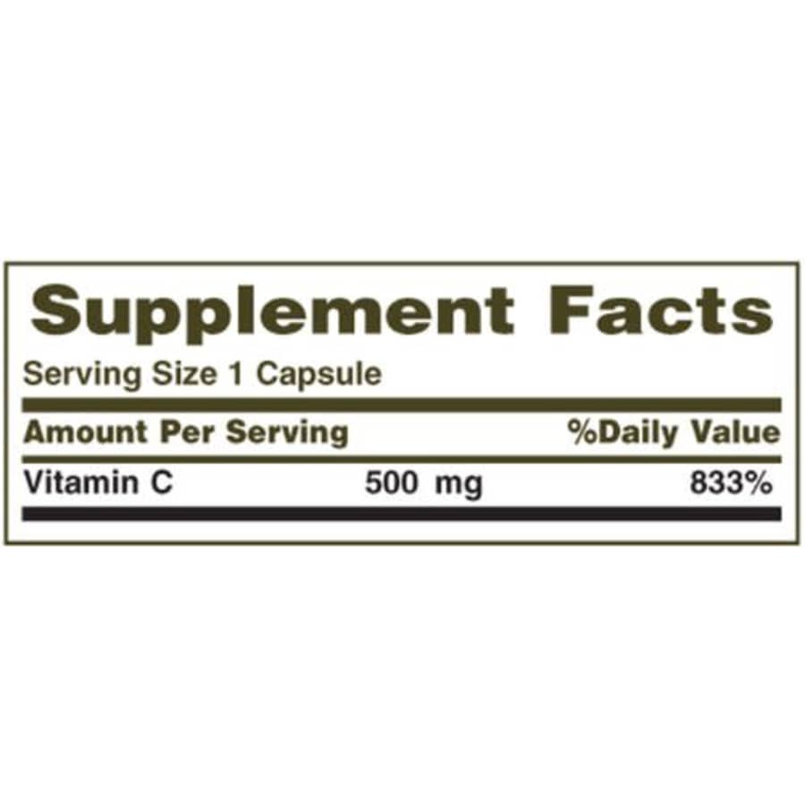 Nature's Bounty Vitamin C, 500mg, Time Release, 100 Capsules (Pack of 2) for $21