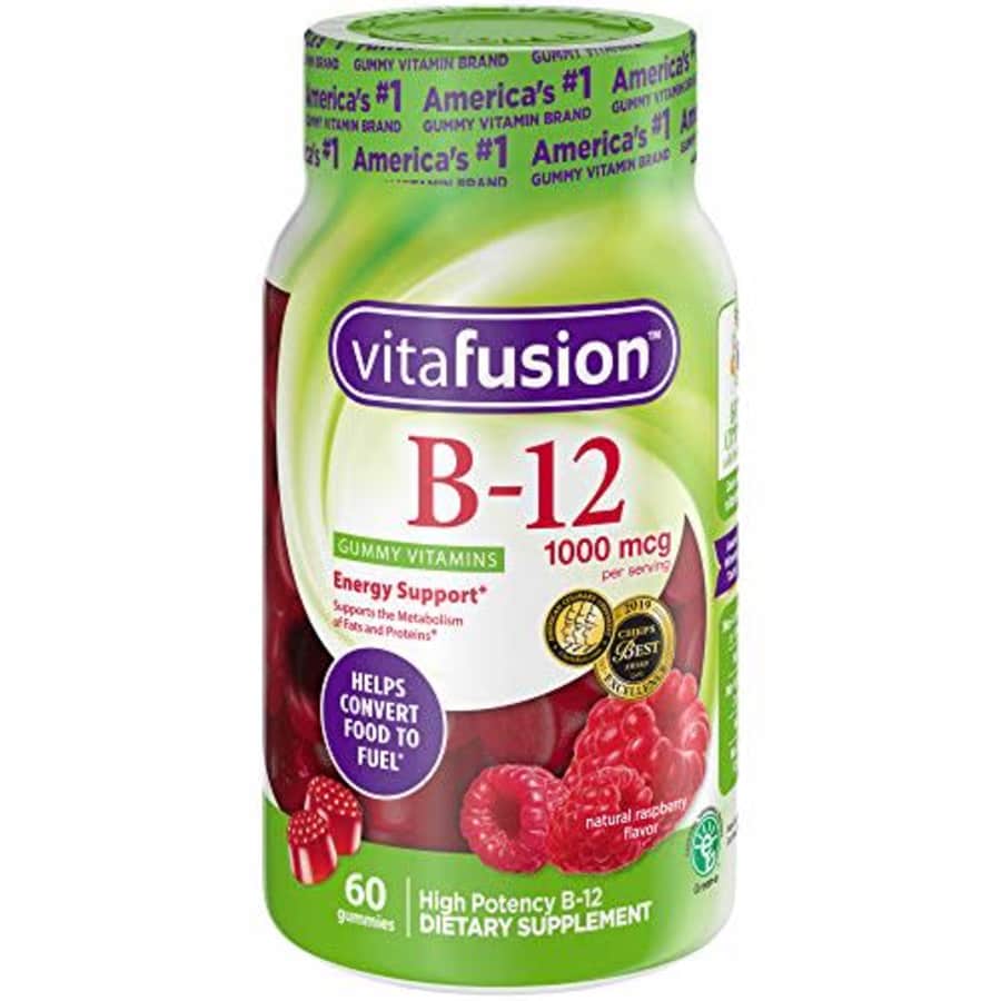 vitafusion Vitamin B-12 1000 mcg Gummy Vitamins, 60ct for $5