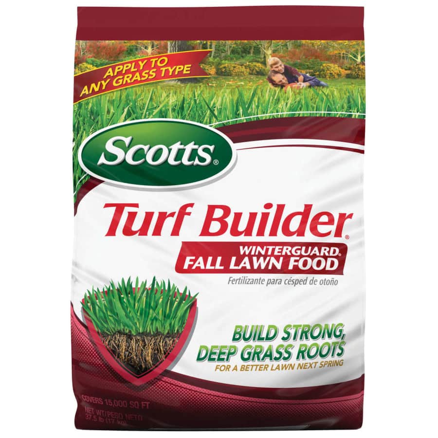 Scotts Turf Builder 37.5-lb. Winterguard Fall Lawn Food for $45 for members Scotts Turf Builder 37.5-lb. Winterguard Fall Lawn Food for $45 for members