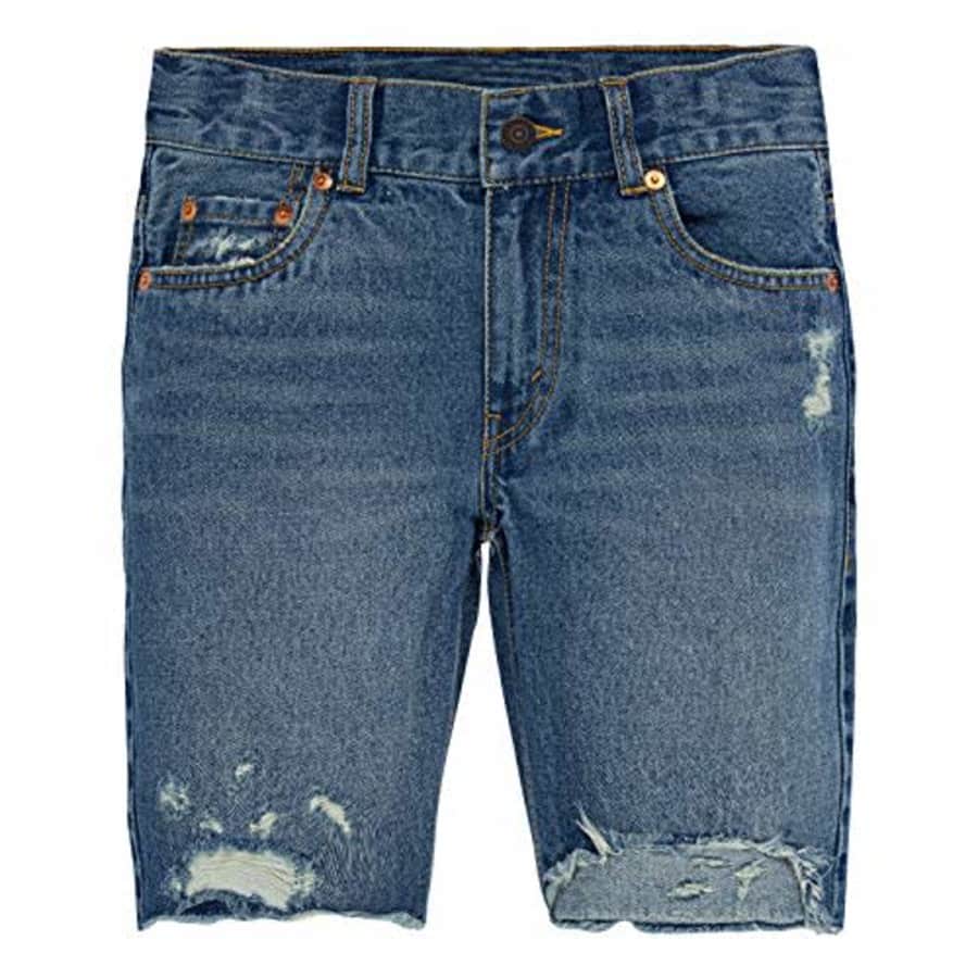 Levi's Big Boys' 511 Slim Fit Denim Shorts, Runaway,14 for $21