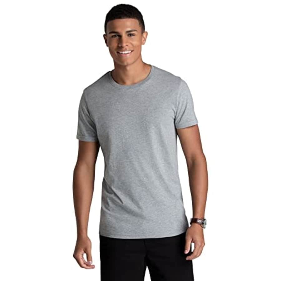 Fruit of the Loom Men's Recover Cotton T-Shirt Made with Sustainable, Low Impact Recycled Fiber, for $8
