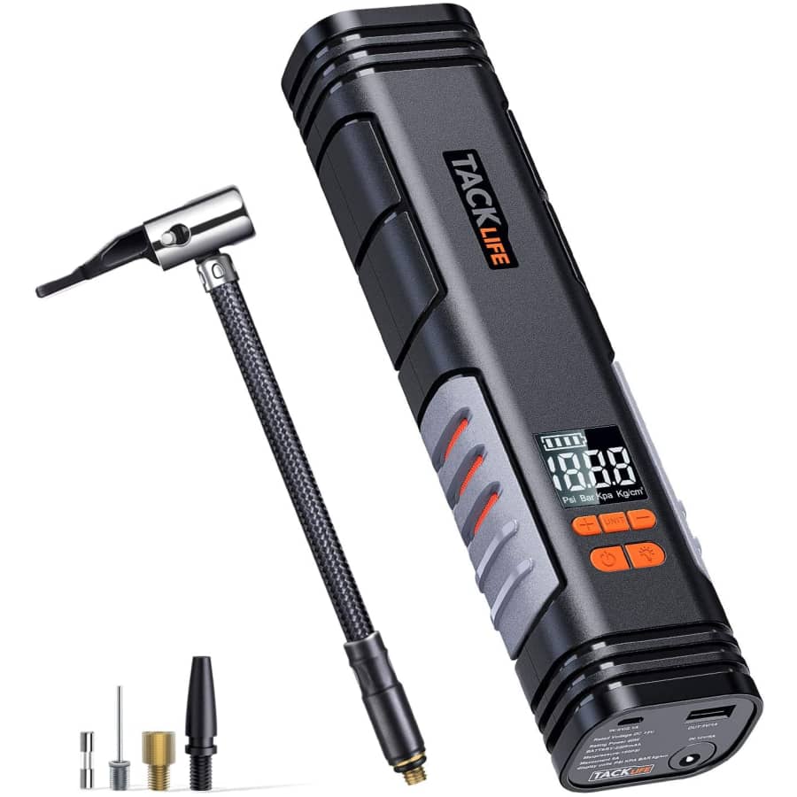 Tacklife Cordless Rechargeable Tire Inflator for $24 Tacklife Cordless Rechargeable Tire Inflator for $24