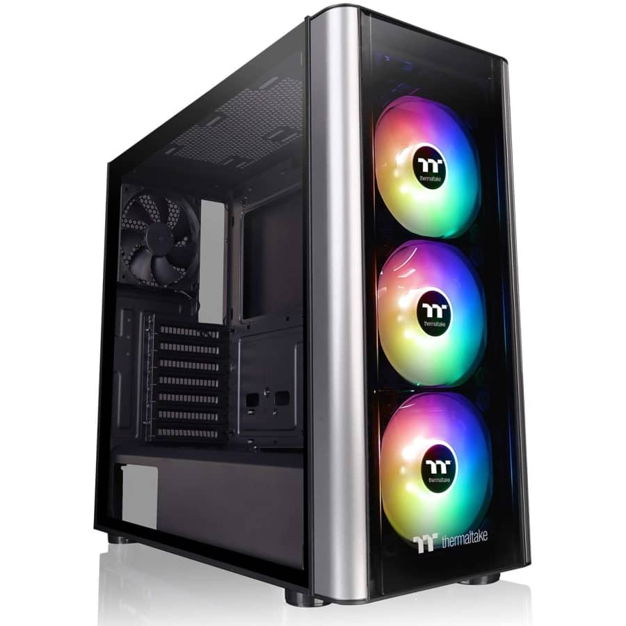 Thermaltake Level 20 MT Motherboard Sync ARGB ATX Mid Tower Gaming Computer Case for $55 Thermaltake Level 20 MT Motherboard Sync ARGB ATX Mid Tower Gaming Computer Case for $55