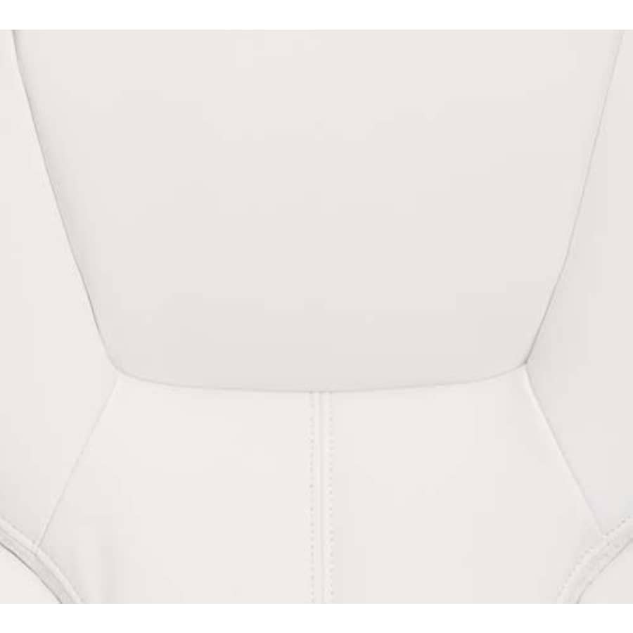 Amazon Basics High-Back Executive, Swivel, Adjustable Office Desk Chair with Casters, White Bonded for $125
