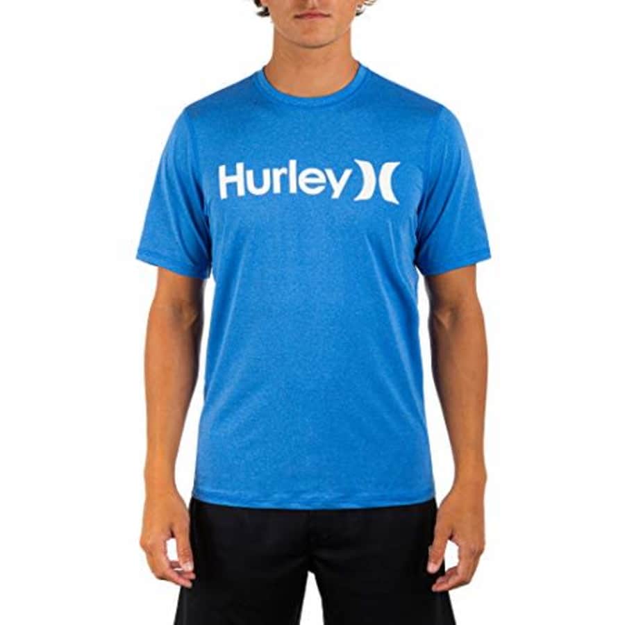 Hurley Men's Standard One and Only Hybrid T-Shirt, Pacific Blue, Large for $29