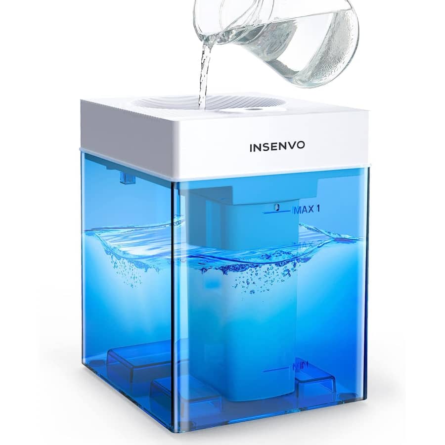 Insenvo 3-Liter Ultrasonic Humidifier for $22 Insenvo 3-Liter Ultrasonic Humidifier for $22