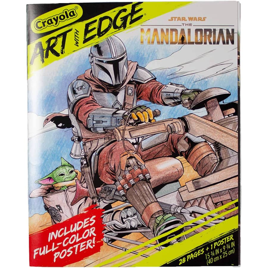 Crayola Art with Edge: The Mandalorian Coloring Book for $9