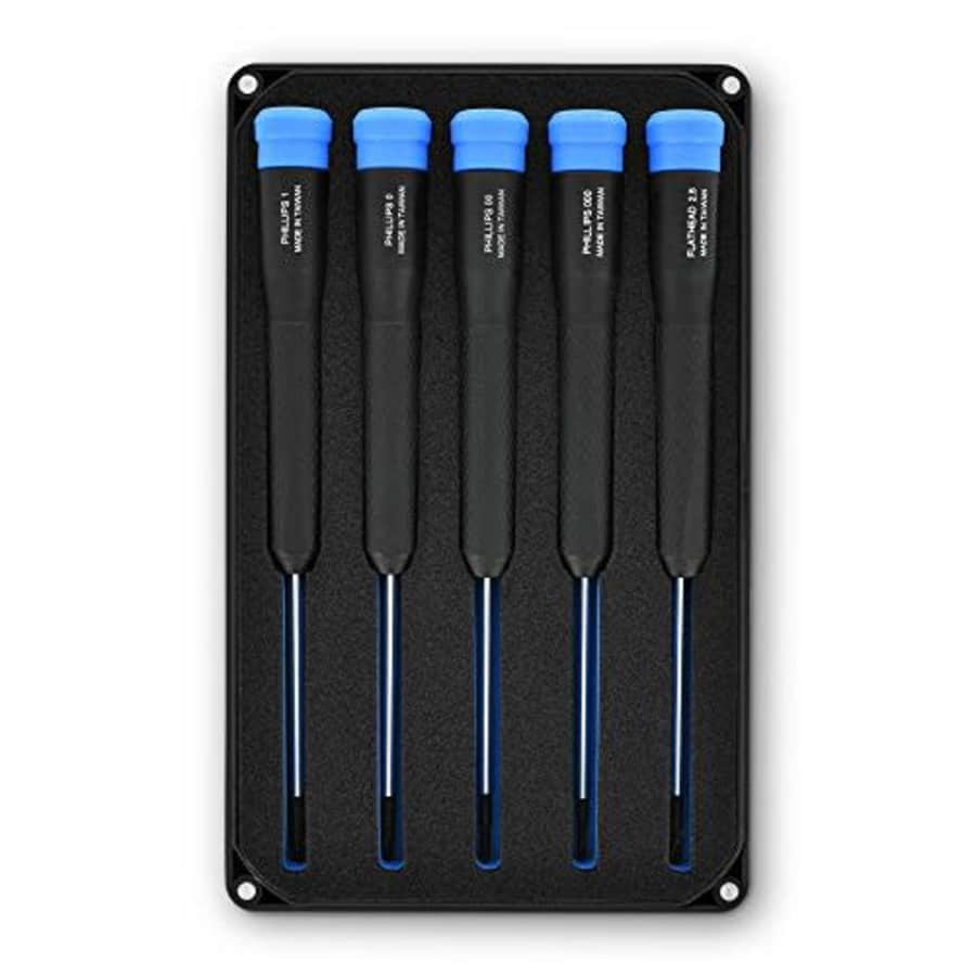 iFixit Marlin 5 Standard Precision Screwdriver Set - Phillips 000, 00, 00, 1, Flathead 2.5 mm for $20