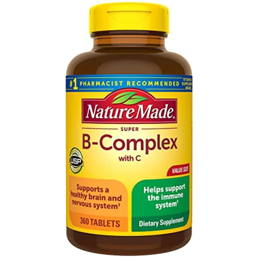 Nature Made Super B Complex Tablets, Value Size, 360 Count for $23 Nature Made Super B Complex Tablets, Value Size, 360 Count for $23
