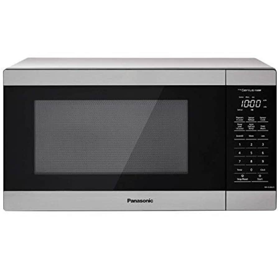 Panasonic NN-SU66LS Countertop Microwave Oven, 1100W with Genius Sensor Cook and Auto Defrost, 1.3 for $170 Panasonic NN-SU66LS Countertop Microwave Oven, 1100W with Genius Sensor Cook and Auto Defrost, 1.3 for $170