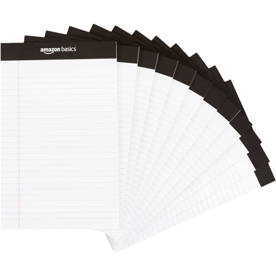 Amazon Basics Narrow Ruled Lined Writing Note Pad 12-Pack for $7.86 via Sub & Save Amazon Basics Narrow Ruled Lined Writing Note Pad 12-Pack for $7.86 via Sub & Save