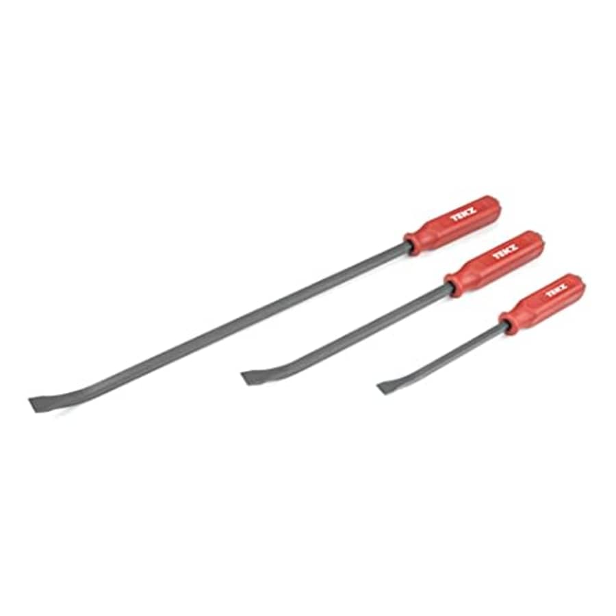 Titan Tekz 17113 3-Piece Angled Tip Pry Bar Set with Strike Cap Handle for $19 Titan Tekz 17113 3-Piece Angled Tip Pry Bar Set with Strike Cap Handle for $19