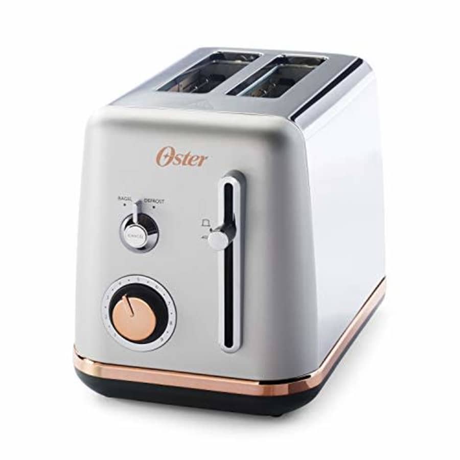 Oster 2097682 2 Slice Toaster Metropolitan Collection with Rose Gold Accents for $52