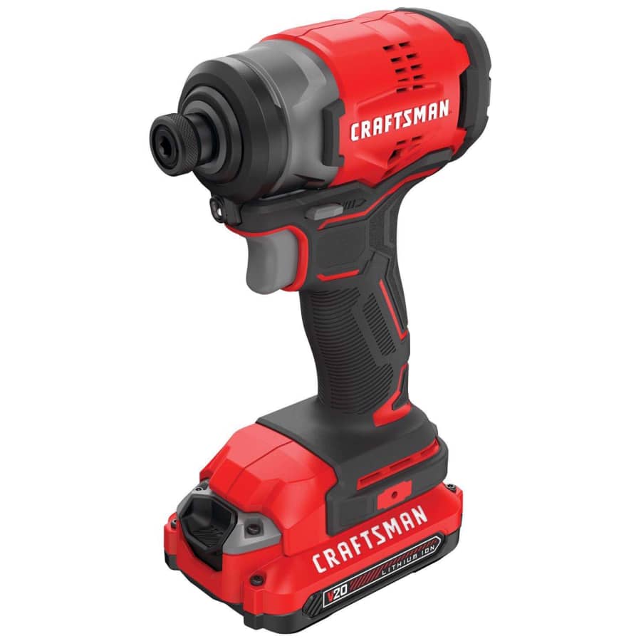 Craftsman V20 20V Max Cordless 1/4" Impact Driver Kit for $109
