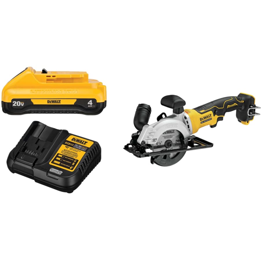 DeWalt 20V Max Compact 4Ah Battery Starter Kit for $186