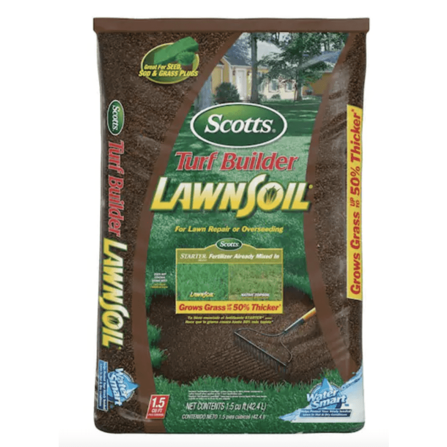 Scotts Turf Builder 1.5 cu. ft. Lawn Soil for $9