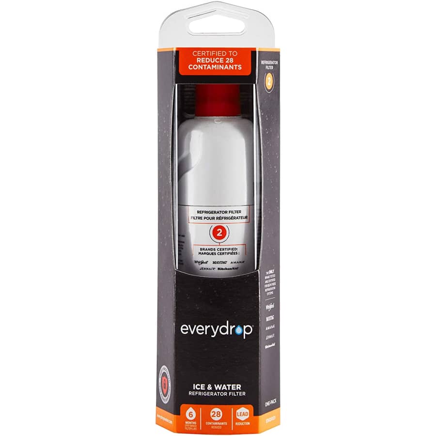 EveryDrop by Whirlpool Replacement Refrigerator Water Filter 2 for $42 EveryDrop by Whirlpool Replacement Refrigerator Water Filter 2 for $42
