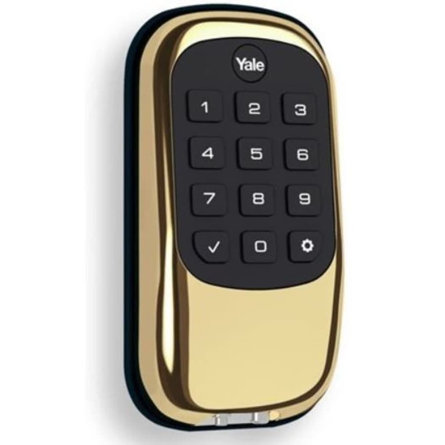 Yale Locks Push Button Deadbolt with Z-Wave for $80