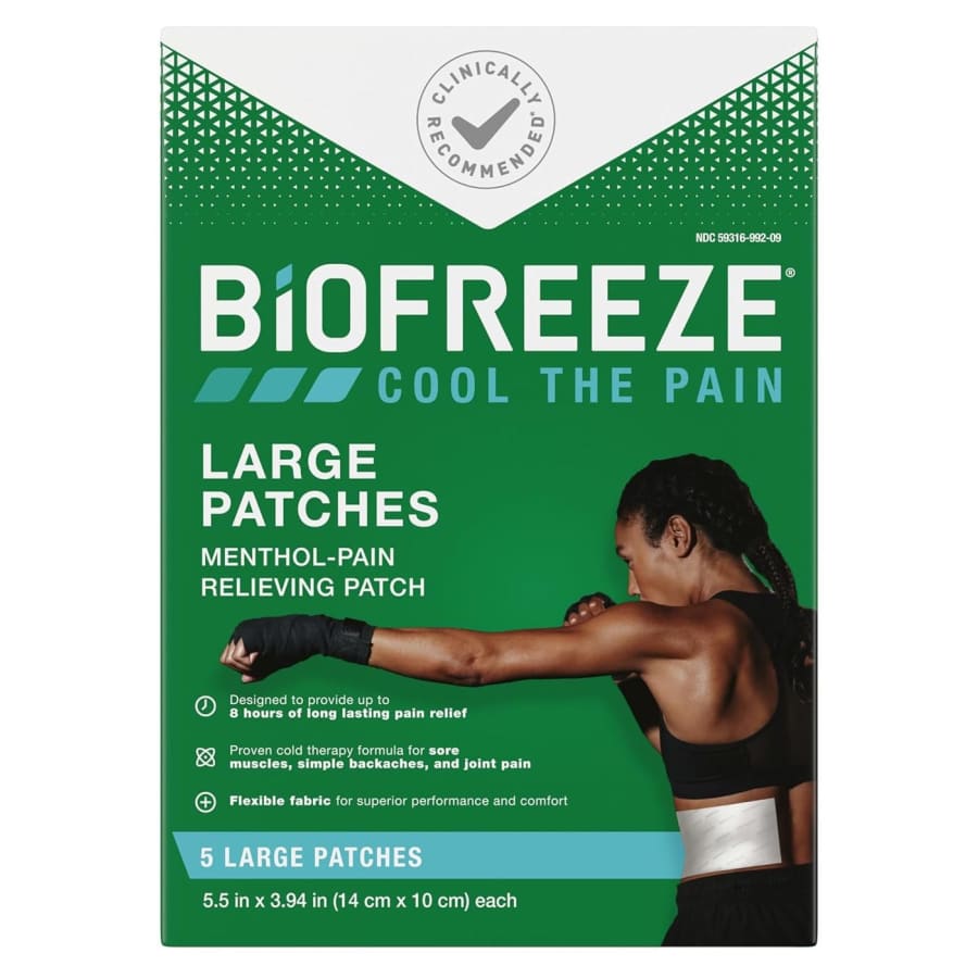 Biofreeze Cool the Pain Large Patch 5-Pack for $5.54 via Sub & Save