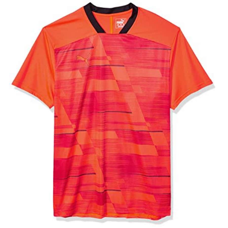 PUMA Men's FtblNXT Graphic Shirt, Nrgy Red/Black, S for $13