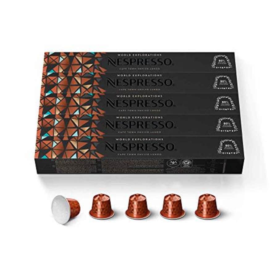 Nespresso Capsules OriginalLine Envivo Lungo Coffee Pods Pods Brews 3.7oz, Dark Roast Espresso, 50 for $43 Nespresso Capsules OriginalLine Envivo Lungo Coffee Pods Pods Brews 3.7oz, Dark Roast Espresso, 50 for $43