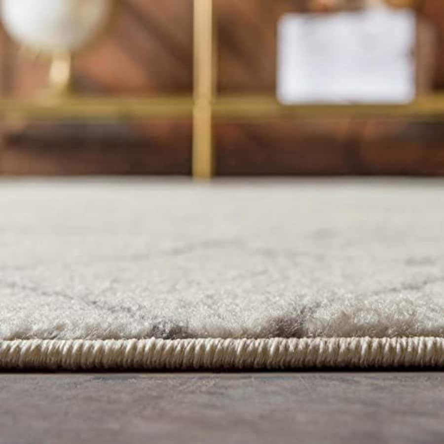 Unique Loom Trellis Frieze Collection Area Rug-Modern Morroccan Inspired Geometric Lattice Design, for $32