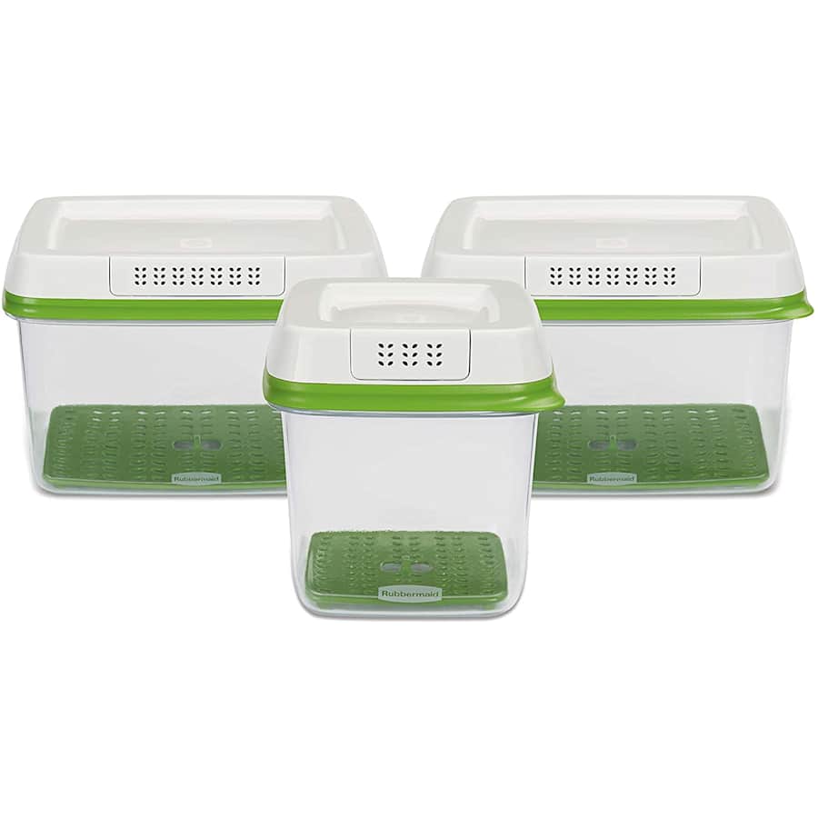 Rubbermaid FreshWorks Food Storage Containers 3-Pack for $60