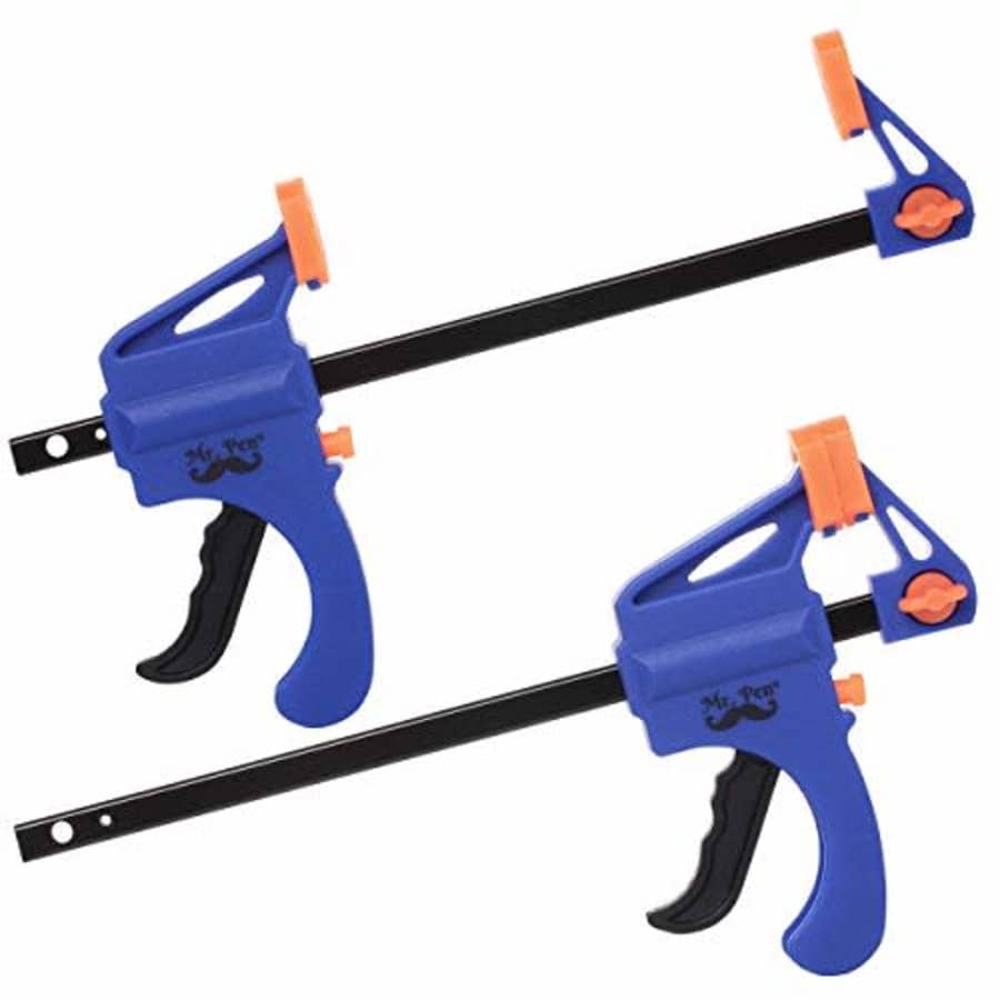 Mr. Pen- Clamps, Grip Clamp 4 Inch, 2 Pack, Light Duty, Clamps for Woodworking, Wood Clamps, for $8 Mr. Pen- Clamps, Grip Clamp 4 Inch, 2 Pack, Light Duty, Clamps for Woodworking, Wood Clamps, for $8