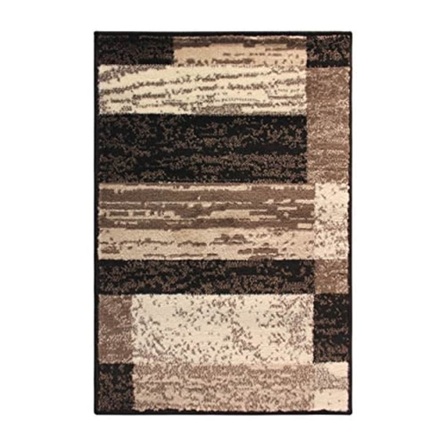 SUPERIOR Modern Rockwood Collection Area Rug, Modern Area Rug, 8 mm Pile, Geometric Design with for $32