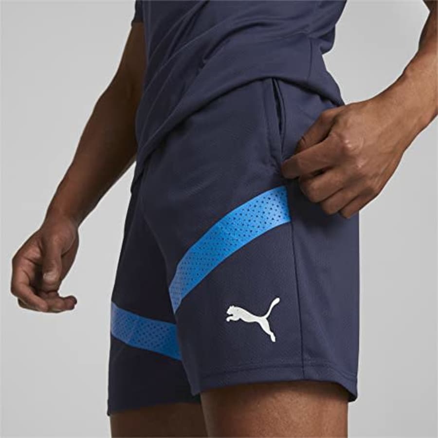 PUMA Men's Standard FIGC Training Shorts, Peacoat-Ignite Blue, Small for $23