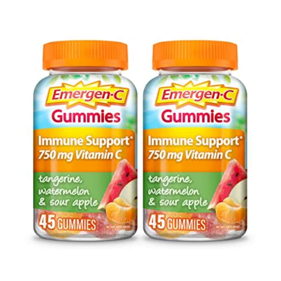 Emergen-C Vitamin C Gummies, Dietary Supplement for Immune Support, Tangerine, Watermelon and Sour for $22