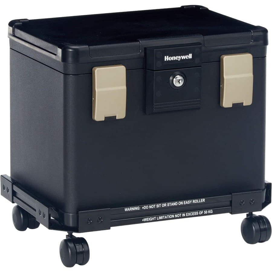 Honeywell Fire & Waterproof File Chest w/ Wheel Cart for $160