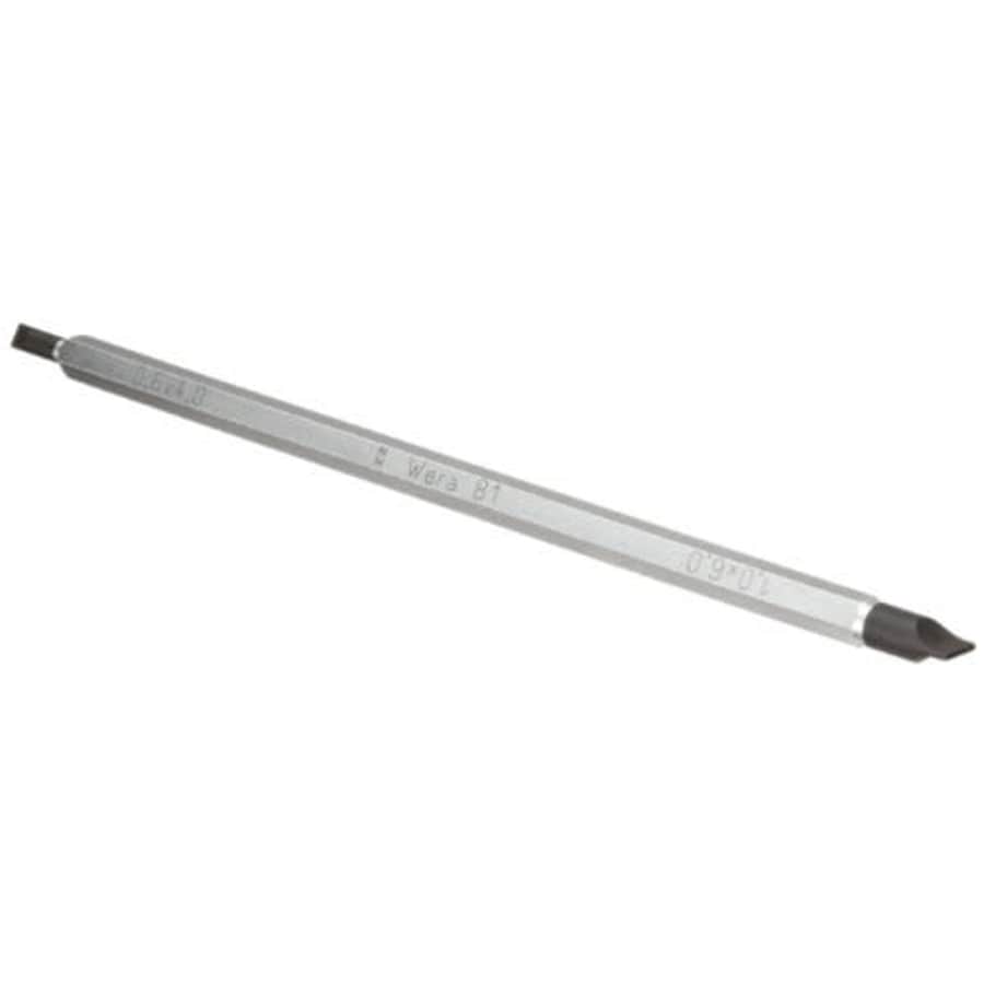 Wera 5002910001 Vario 81 Slotted Combination Blade for Vario Handle Screwdriver, 4.0mm, 6.0mm Head, for $12