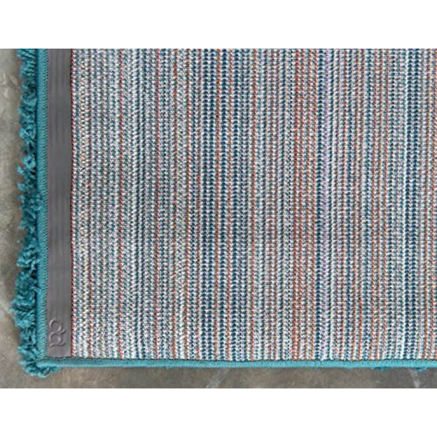 Unique Loom Solo Solid Shag Collection Modern Plush Deep Aqua Blue Runner Rug (2' 6 x 10' 0) for $37 Unique Loom Solo Solid Shag Collection Modern Plush Deep Aqua Blue Runner Rug (2' 6 x 10' 0) for $37