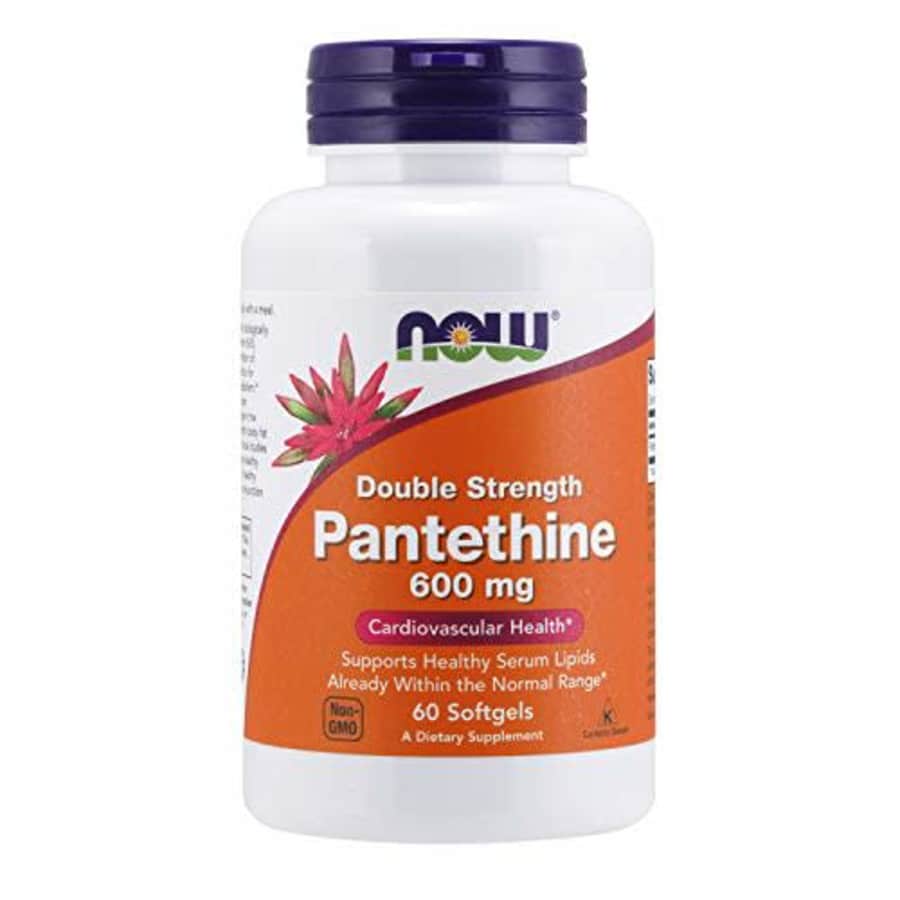 Now Foods NOW Supplements, Pantethine (Coenzyme A Precursor) 600 mg, Double Strength, Cardiovascular Health*, for $29 Now Foods NOW Supplements, Pantethine (Coenzyme A Precursor) 600 mg, Double Strength, Cardiovascular Health*, for $29