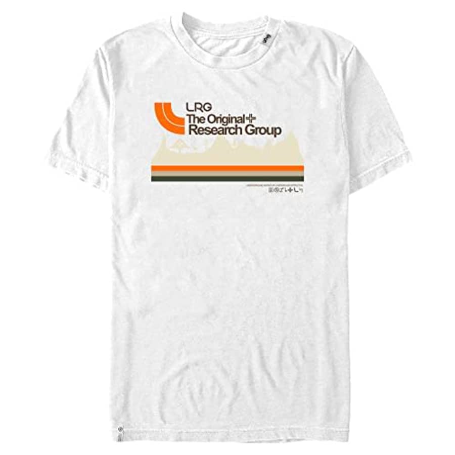 LRG Lifted Research Group Original Core Astro Young Men's Short Sleeve Tee Shirt, White, Large for $19