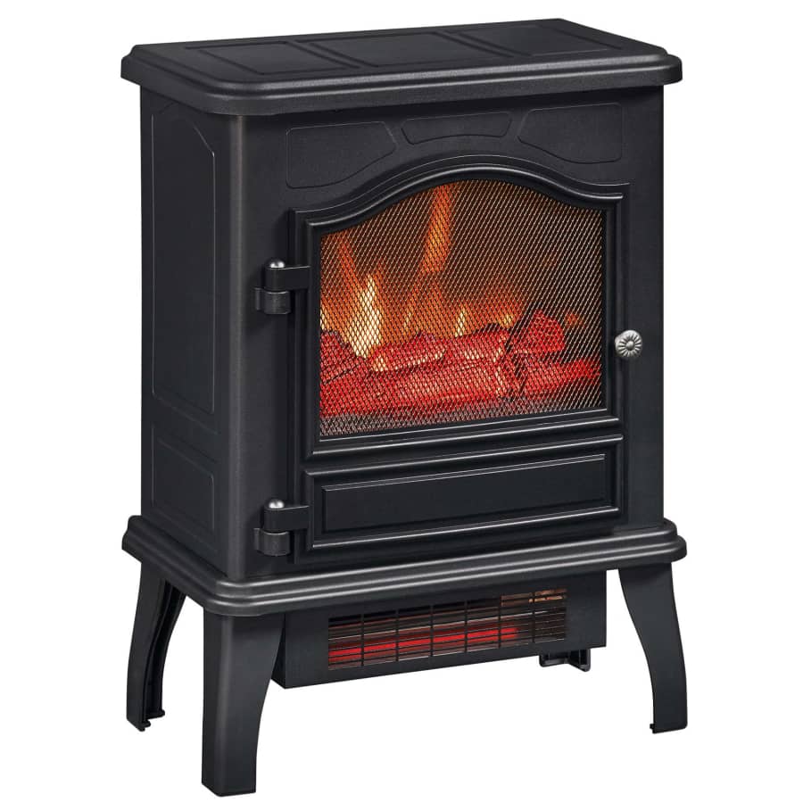 ChimneyFree Powerheat 1,500W Infrared Quartz Electric Stove Heater for $54