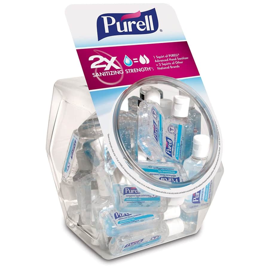 Purell Hand Sanitizer 1-oz. Bottle 36-Pack w/ Display Bowl for $31 via Sub & Save Purell Hand Sanitizer 1-oz. Bottle 36-Pack w/ Display Bowl for $31 via Sub & Save