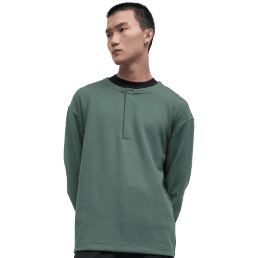 lululemon Men's Softstreme Oversized-Fit Long-Sleeve Henley for $59