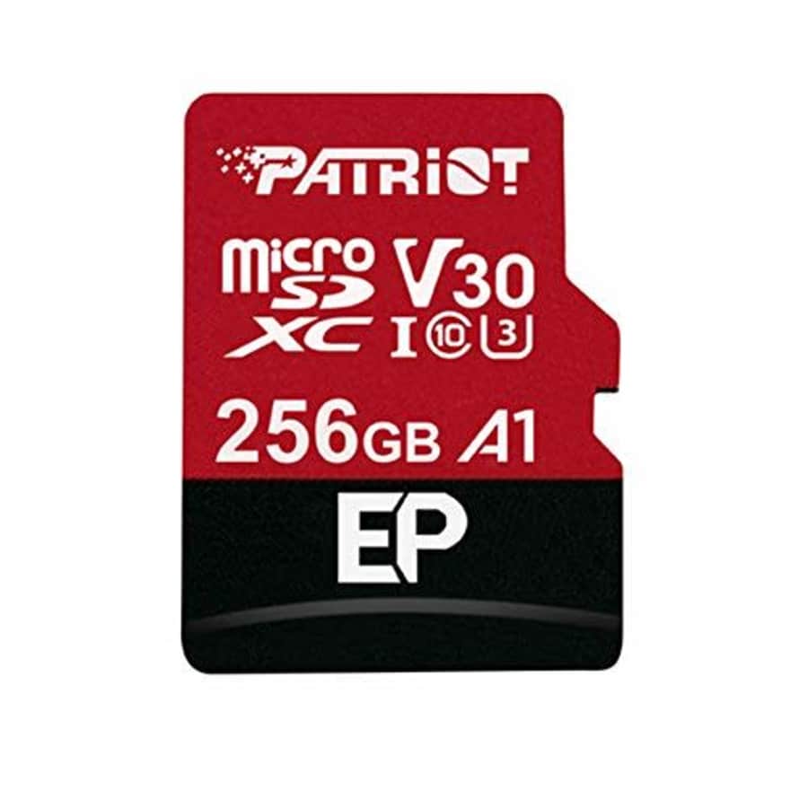 Patriot Memory 256GB V30 Micro SD Card for $16