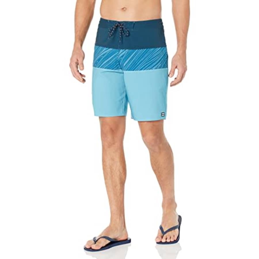 Billabong Men's Standard Performance Stretch Tribong Lo Tides Boardshort Swim Short Trunk, 19 Inch for $50