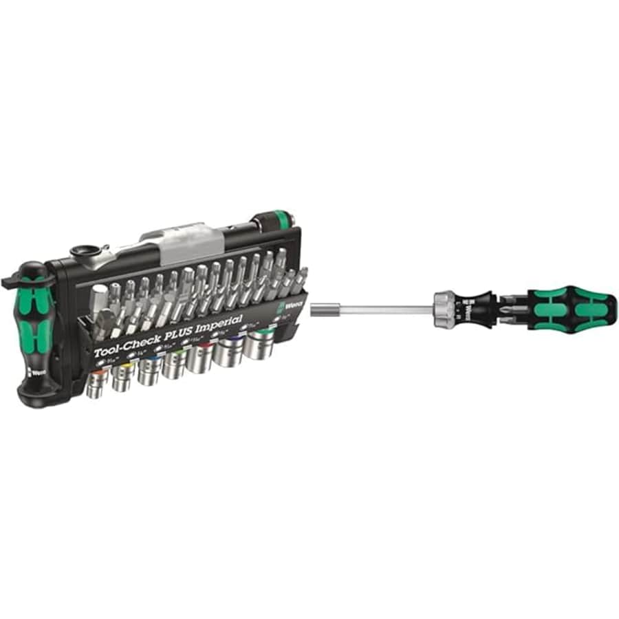 Wera Kraftform Kompakt 27 RA Slotted Ratcheting Screwdriver w/ 39-Piece Bit Set for $75