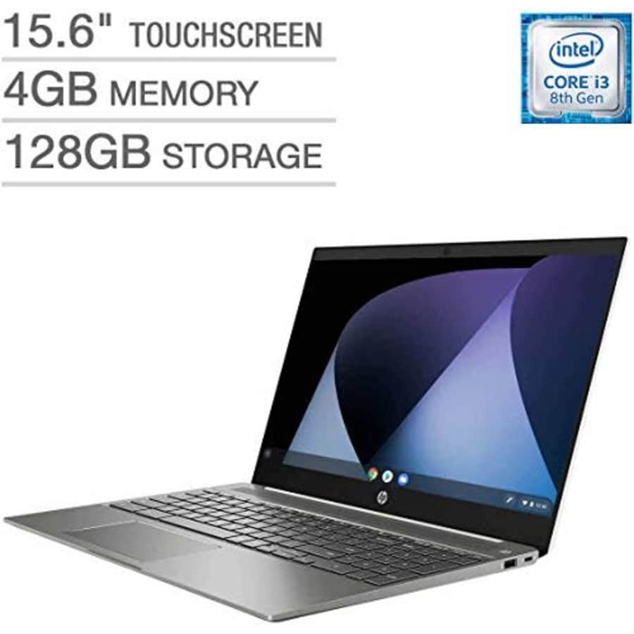HP High Performance 15.6 inch Chromebook Intel Core i3-8130U IPS FHD 1080p 4GB 128GB eMMC, Ceramic for $549