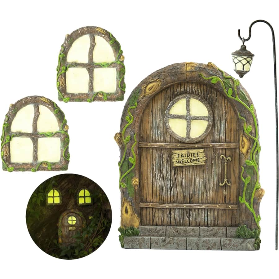 Tree Poetry Fairy Garden Door Kit for $20 Tree Poetry Fairy Garden Door Kit for $20